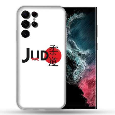 Coque Pour Samsung Galaxy S22 Ultra Sport Judo Logo