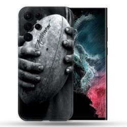 Coque Pour Samsung Galaxy S22 Ultra Sport Rugby Ballon Vintage