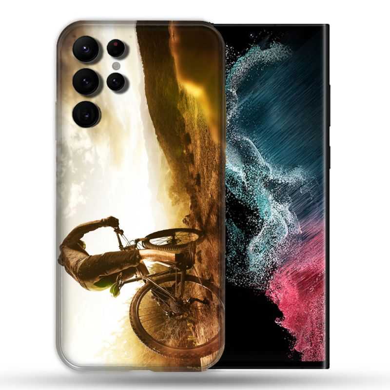 Coque Pour Samsung Galaxy S22 Ultra Sport VTT Soleil