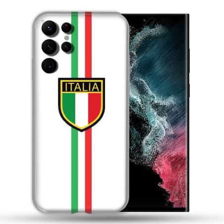 Coque Pour Samsung Galaxy S22 Ultra Voyage Italie 3 Blanc