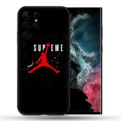 Coque Pour Samsung Galaxy S22 Ultra Jordan Supreme Noir