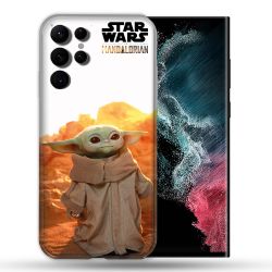 Coque Pour Samsung Galaxy S22 Ultra Star Wars - Yoda bebe soleil