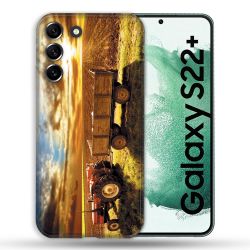 Coque Pour Samsung Galaxy S22 Plus Agriculture Tracteur Color
