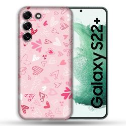 Coque Pour Samsung Galaxy S22 Plus Amour Ptis Coeurs