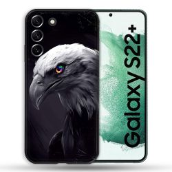 Coque Pour Samsung Galaxy S22 Plus Animal Aigle Royal Noir