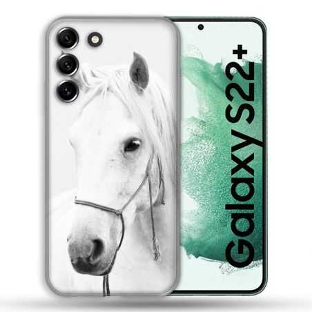 Coque Pour Samsung Galaxy S22 Plus Animal Cheval Cristal