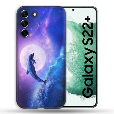 Coque Pour Samsung Galaxy S22 Plus Animal Dauphin Vague