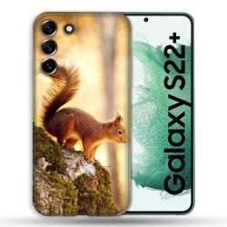 Coque Pour Samsung Galaxy S22 Plus Animal Ecureuil Bois
