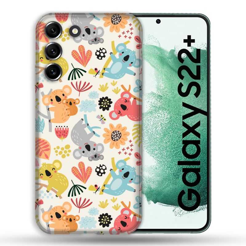 Coque Pour Samsung Galaxy S22 Plus Animal Koala Pattern