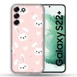 Coque Pour Samsung Galaxy S22 Plus Animal Lapin Rose