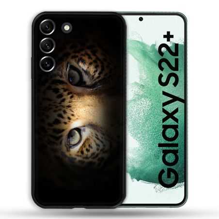 Coque Pour Samsung Galaxy S22 Plus Animal Leopard Yeux