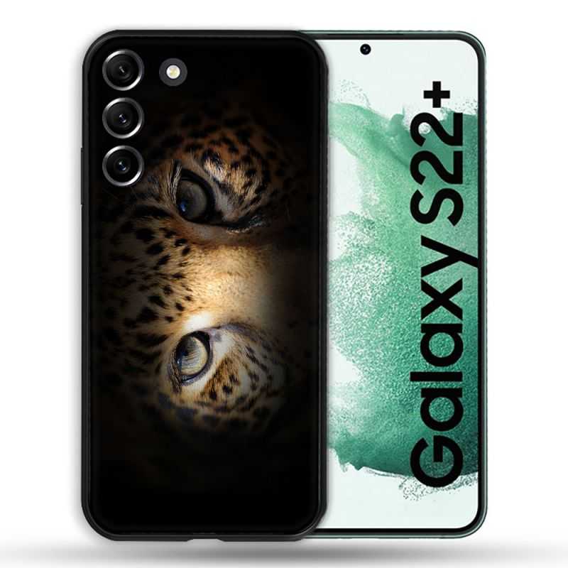Coque Pour Samsung Galaxy S22 Plus Animal Leopard Yeux