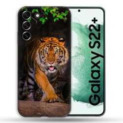 Coque Pour Samsung Galaxy S22 Plus Animal Tigre Jungle