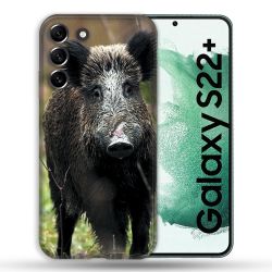 Coque Pour Samsung Galaxy S22 Plus Chasse Sanglier bois