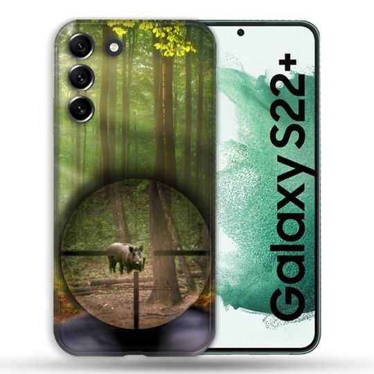 Coque Pour Samsung Galaxy S22 Plus Chasse Sanglier Viseur