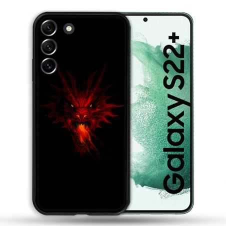 Coque Pour Samsung Galaxy S22 Plus Fantastique Dragon Feu