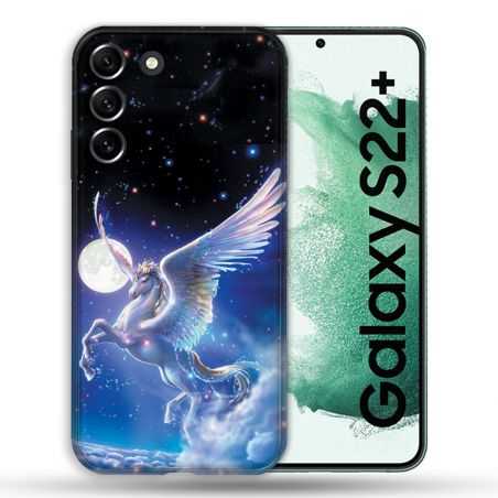 Coque Pour Samsung Galaxy S22 Plus Fantastique Licorne Céleste
