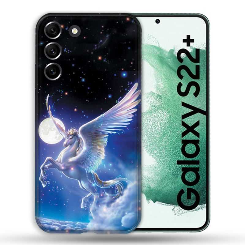 Coque Pour Samsung Galaxy S22 Plus Fantastique Licorne Céleste