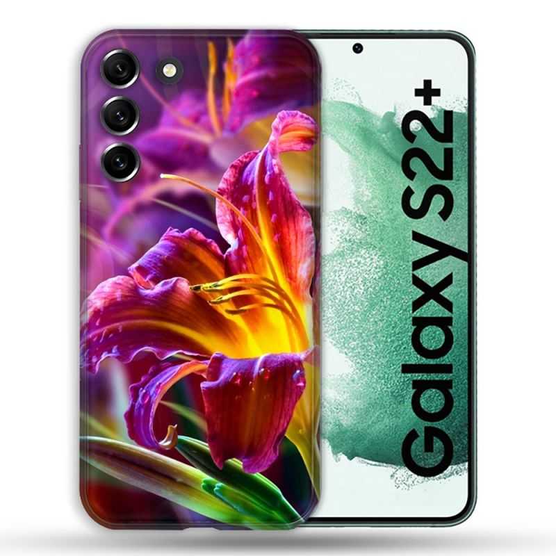 Coque Pour Samsung Galaxy S22 Plus Fleur Lys Color