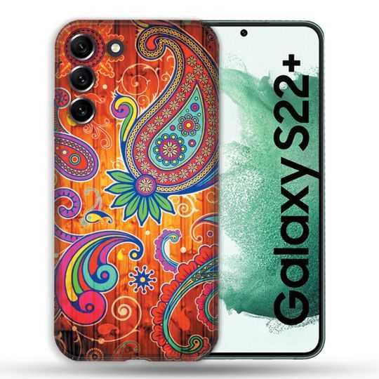 Coque Pour Samsung Galaxy S22 Plus Fleur Psychedelic