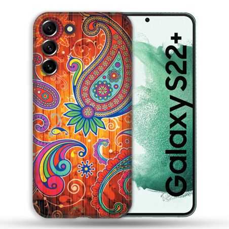 Coque Pour Samsung Galaxy S22 Plus Fleur Psychedelic