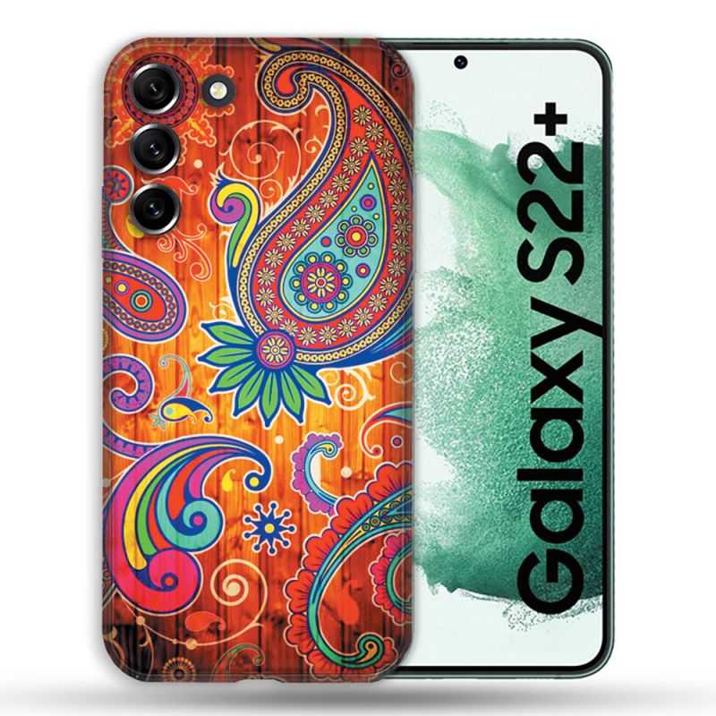 Coque Pour Samsung Galaxy S22 Plus Fleur Psychedelic