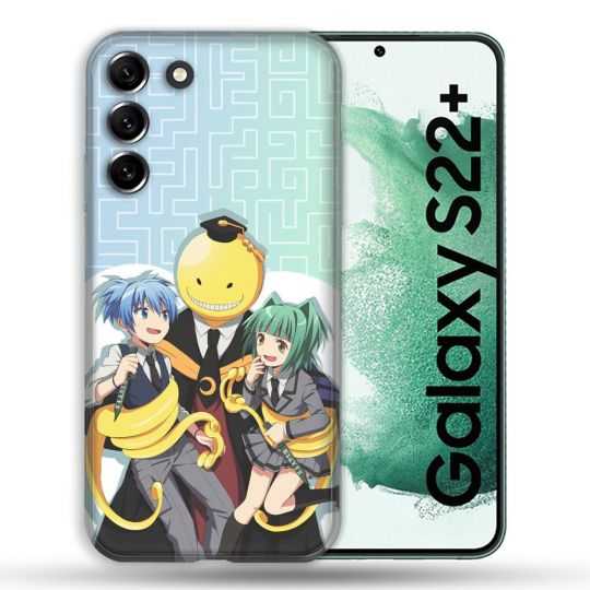 Coque Pour Samsung Galaxy S22 Plus Manga Assassination Classroom Kuro Trio