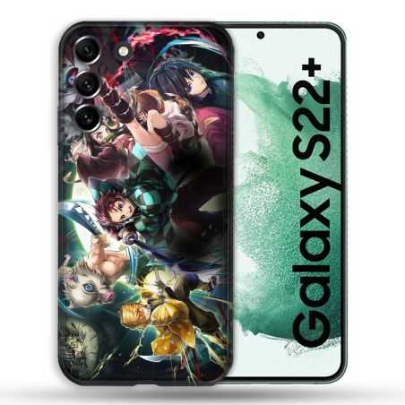 Coque Pour Samsung Galaxy S22 Plus Manga Demon Slayer Groupe