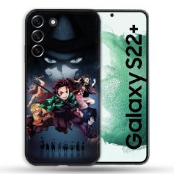 Coque Pour Samsung Galaxy S22 Plus Manga Demon Slayer Noir