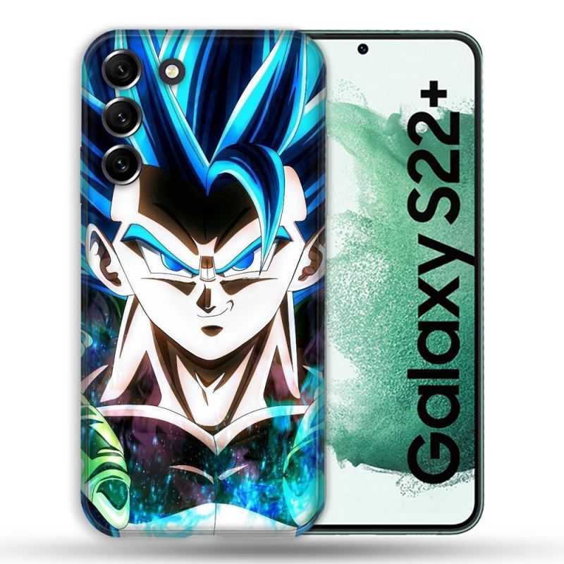 Coque Pour Samsung Galaxy S22 Plus Manga Dragon Ball Gogeta Visage