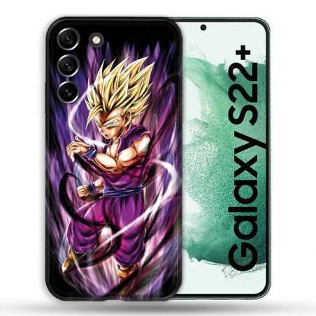 Coque Pour Samsung Galaxy S22 Plus Manga Dragon Ball Sangohan Violet