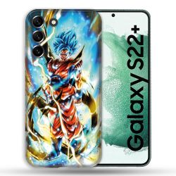 Coque Pour Samsung Galaxy S22 Plus Manga Dragon Ball Sangoku Blanc