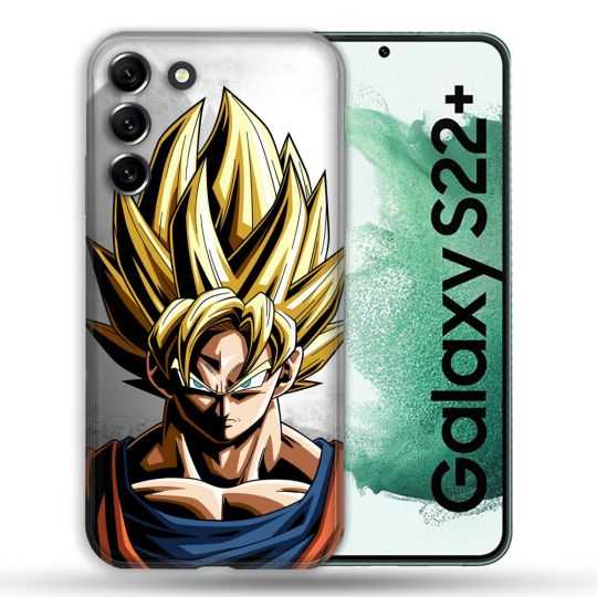 Coque Pour Samsung Galaxy S22 Plus Manga Dragon Ball Sangoku Portrait