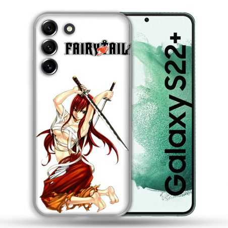 Coque Pour Samsung Galaxy S22 Plus Manga Fairy Tail Erza
