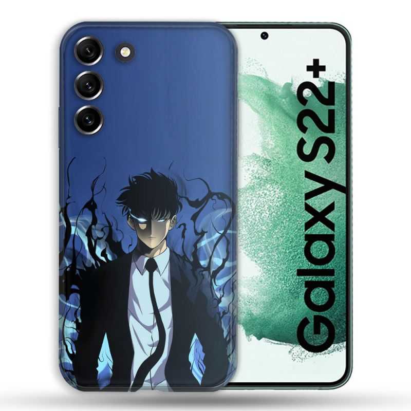 Coque Pour Samsung Galaxy S22 Plus Manga Solo Leveling Sung Bleu