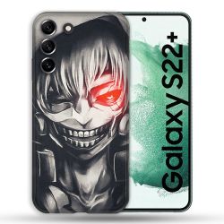 Coque Pour Samsung Galaxy S22 Plus Manga Tokyo Ghoul Kaneki Noir