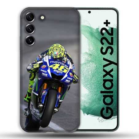 Coque Pour Samsung Galaxy S22 Plus Moto Course GP Wheeling 46