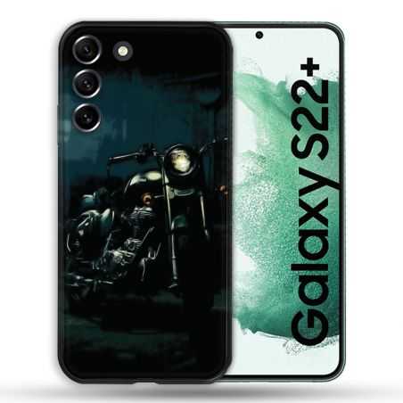 Coque Pour Samsung Galaxy S22 Plus Moto Harley Vintage