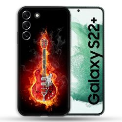 Coque Pour Samsung Galaxy S22 Plus Musique Guitare Electrique