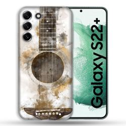 Coque Pour Samsung Galaxy S22 Plus Musique Guitare Tag