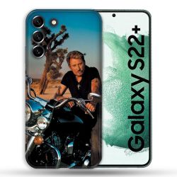 Coque Pour Samsung Galaxy S22 Plus Musique Johnny Hallyday Moto