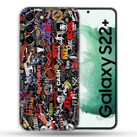 Coque Pour Samsung Galaxy S22 Plus Musique Rock Groupe
