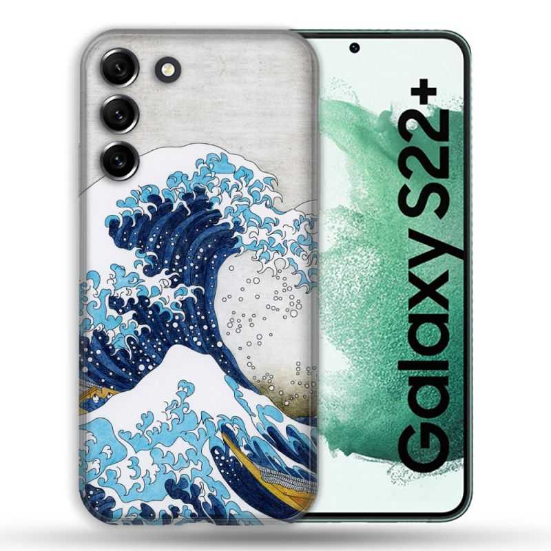 Coque Pour Samsung Galaxy S22 Plus Peinture La Grande Vague