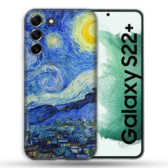 Coque Pour Samsung Galaxy S22 Plus Peinture La nuit étoilée
