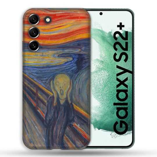 Coque Pour Samsung Galaxy S22 Plus Peinture Le Cri