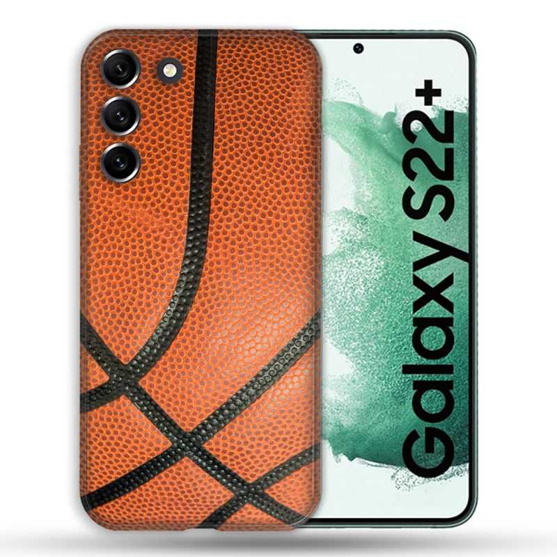 Coque Pour Samsung Galaxy S22 Plus Sport Ballon Basket