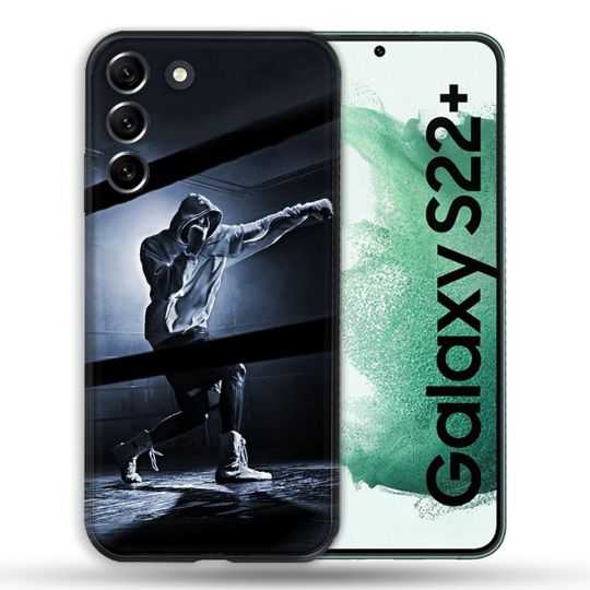 Coque Pour Samsung Galaxy S22 Plus Sport Boxe Poing