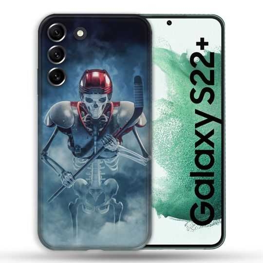 Coque Pour Samsung Galaxy S22 Plus Sport Hockey Squelette