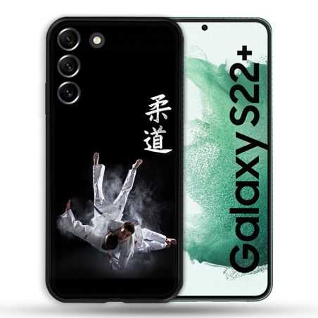 Coque Pour Samsung Galaxy S22 Plus Sport Judo Noir