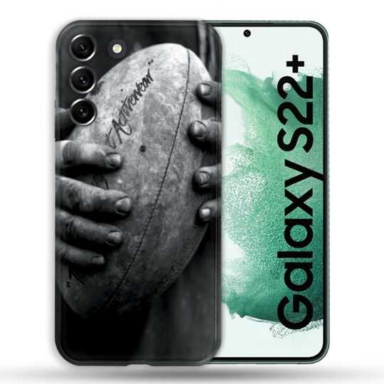 Coque Pour Samsung Galaxy S22 Plus Sport Rugby Ballon Vintage